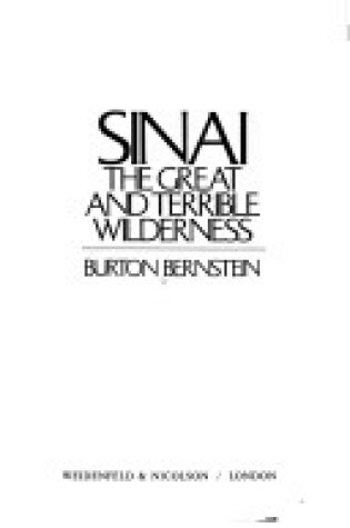 Cover of Sinai