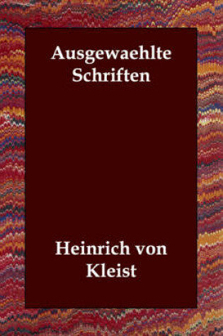 Cover of Ausgewaehlte Schriften