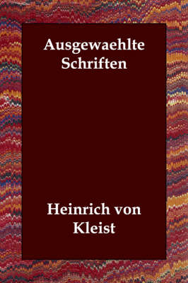 Book cover for Ausgewaehlte Schriften