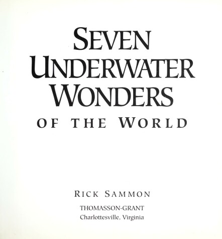 Book cover for Seven Underwater Wonders World