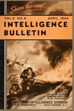 Cover of Intelligence Bulletin, April 1944, Volume 2 Number 4