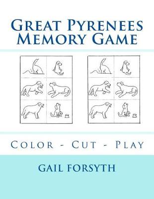 Book cover for Great Pyrenees Memory Game