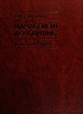 Book cover for Management Accounting