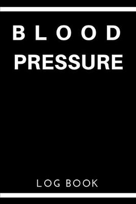 Book cover for blood pressure log book