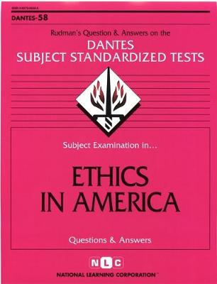 Book cover for Ethics in America