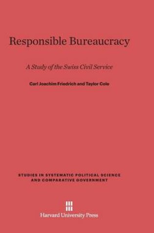Cover of Responsible Bureaucracy