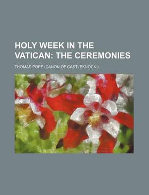 Book cover for Holy Week in the Vatican