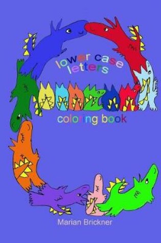 Cover of lower case letters coloring book