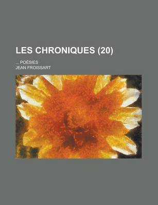 Book cover for Les Chroniques (20); Poesies