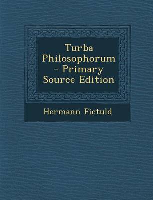 Book cover for Turba Philosophorum