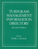 Book cover for Turfgrass Management Information Directory