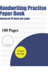 Book cover for Handwriting Practise Paper Book (Advanced 13 lines per page)