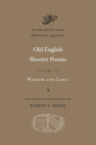 Cover of Old English Shorter Poems