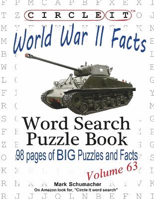 Book cover for Circle It, World War II Facts, Word Search, Puzzle Book