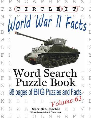 Book cover for Circle It, World War II Facts, Word Search, Puzzle Book