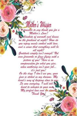 Cover of Mother's Whisper Pink Floral Journal