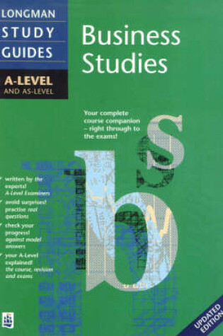 Cover of Longman A-level Study Guide: Business Studies updated edition