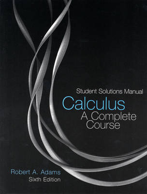 Book cover for Student Solutions Manual Calculus: A Complete Course
