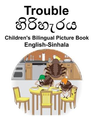 Book cover for English-Sinhala Trouble Children's Bilingual Picture Book