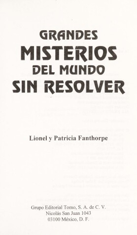 Book cover for Grandes Misterios del Mundo Sin Resol