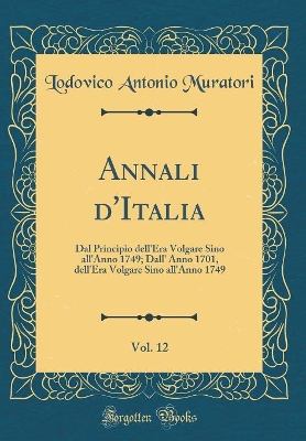 Book cover for Annali d'Italia, Vol. 12