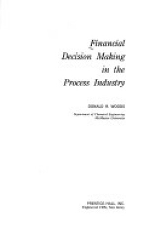 Cover of Financial Decision Making in the Process Industry