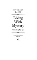 Book cover for Living with Mystery