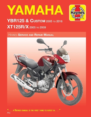 Book cover for Yamaha YBR125 (05 - 16) & XT125R/X (05 - 09) Haynes Repair Manual