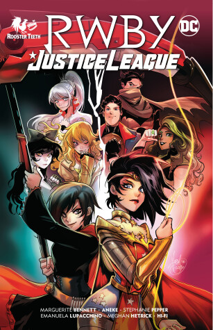 Book cover for RWBY/Justice League