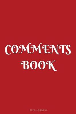 Book cover for Comments Book