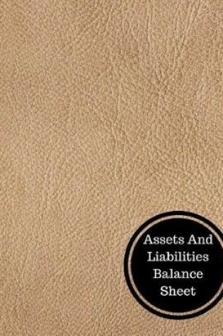 Cover of Assets and Liabilities Balance Sheet