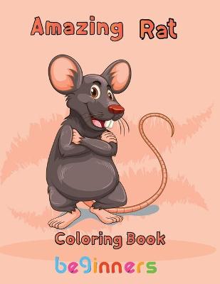 Book cover for Amazing Rat Coloring book beginners