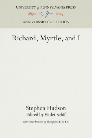 Cover of Richard, Myrtle, and I