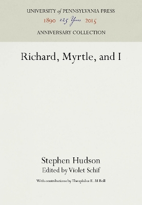 Book cover for Richard, Myrtle, and I