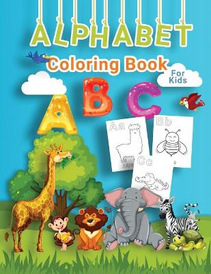 Book cover for Alphabet Coloring Book for Kids