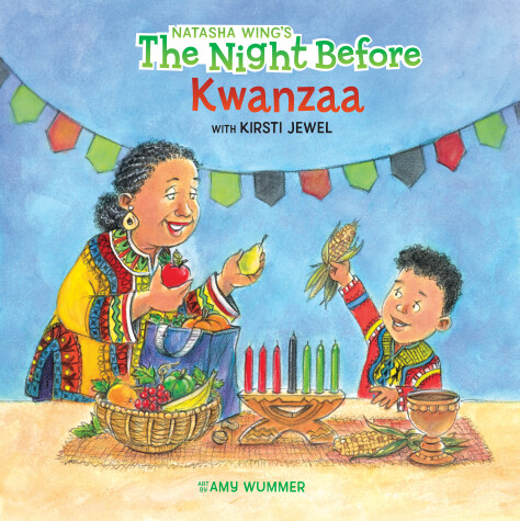 Book cover for The Night Before Kwanzaa