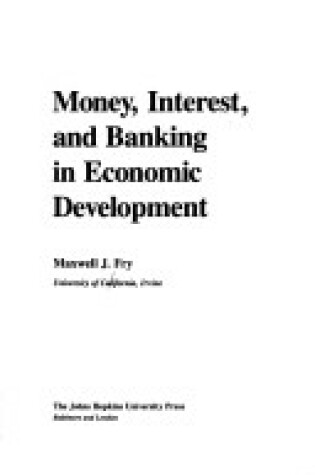 Cover of Money, Interest, and Banking in Economic Development