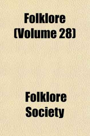 Cover of Folklore (Volume 28)