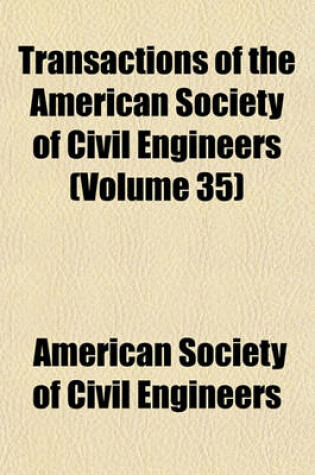 Cover of Transactions of the American Society of Civil Engineers Volume 76