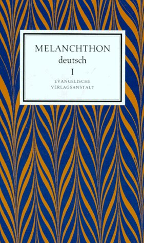 Book cover for Melanchthon Deutsch