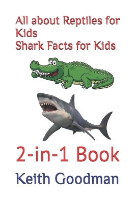 Book cover for All about Reptiles for Kids Shark Facts for Kids