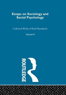 Book cover for Essays Soc & Social Psych  V 6