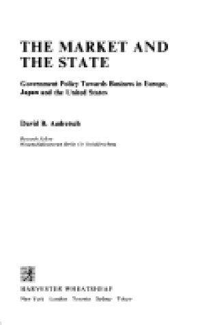 Cover of Market and the State