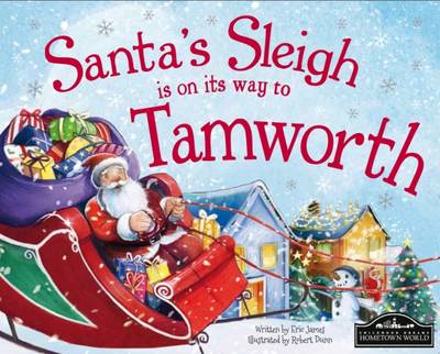 Book cover for Santa's Sleigh is on its Way to Tamworth
