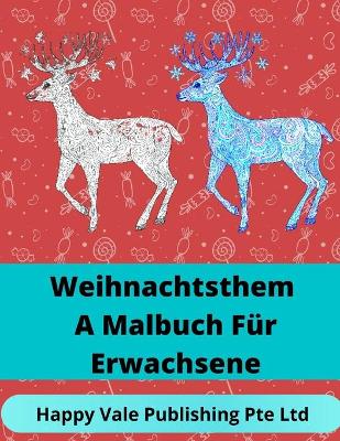 Book cover for Weihnachtsthem A Malbuch Für Erwachsene