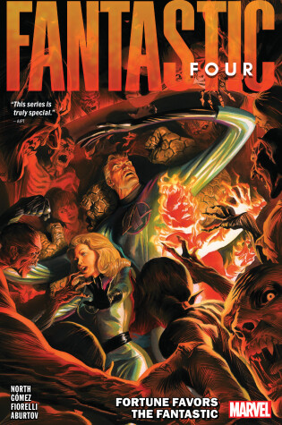 Cover of FANTASTIC FOUR BY RYAN NORTH VOL. 4: FORTUNE FAVORS THE FANTASTIC