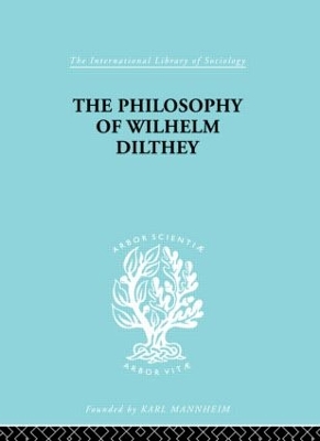 Cover of Philosophy of Wilhelm Dilthey