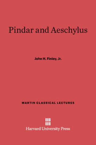 Cover of Pindar and Aeschylus