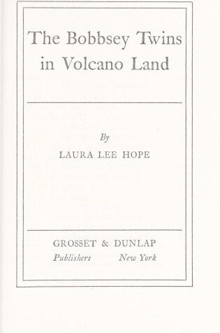 Cover of Bobbsey Twins 00: In Volcano Land