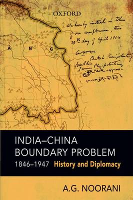 Book cover for India-China Boundary Problem, 1846-1947